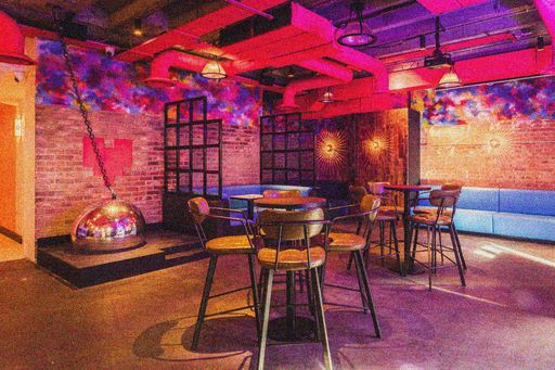 Lucky Voice Liverpool Street venue - grained