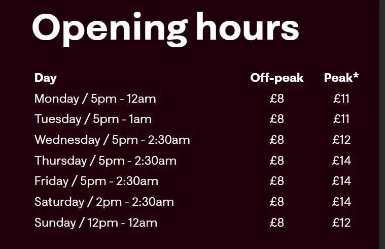 lucky voice opening hours liverpool