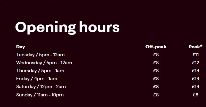 lucky voice opening hours waterloo